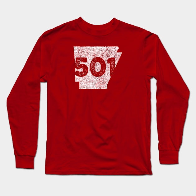 501 Arkansas Long Sleeve T-Shirt by rt-shirts